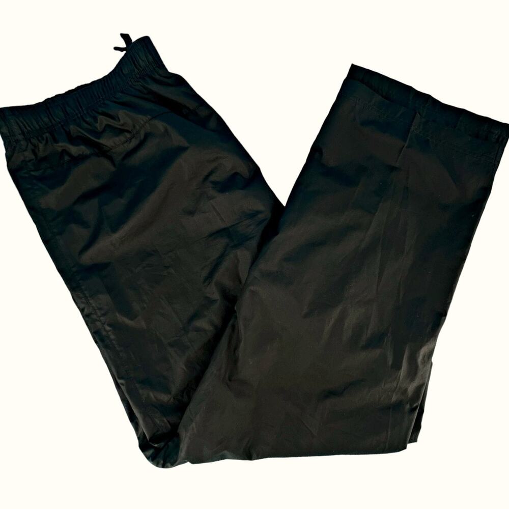 Tek Gear Performance Lined Jogger Lounge Pants Size Large Solid Black Pull On